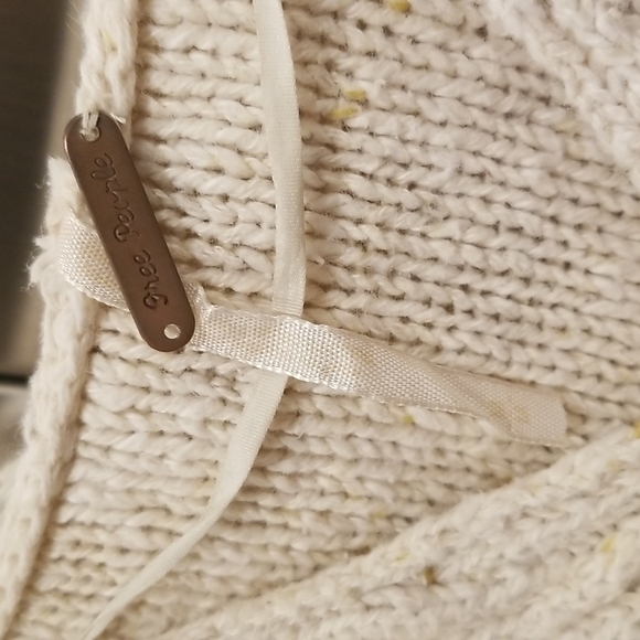 💕FREE PEOPLE💕 Poncho Style Kangaroo Pocket Tunic Hoodie ~ Tribal Aztec Medium - Picture 7 of 9